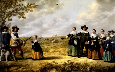 Portrait of a Family in a Landscape